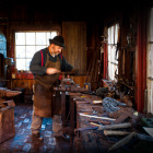 Blacksmith at work